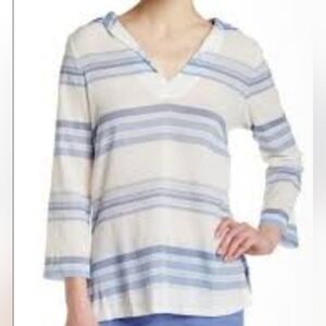 TOMMY Bahama Nautical Hooded Cotton Top